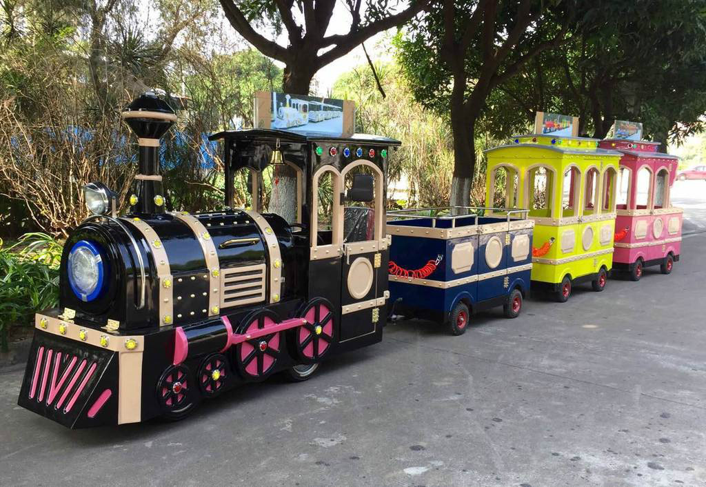上思景区广商场无轨观光小火车电动儿童游乐设备小火车可坐人户外玩具
